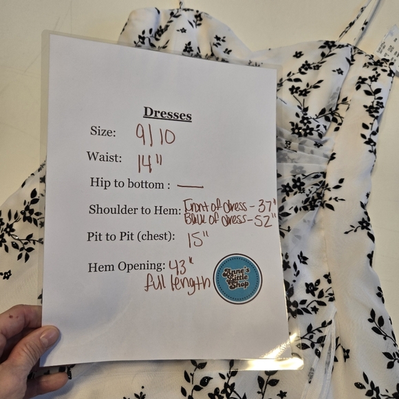 Floral Spaghetti Strap High/Low Hem Prom‎ Dress - Picture 12 of 12